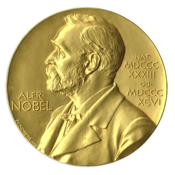 Nate Sanders Auctions Robert Thornton Nobel Prize Awarded to Physicist Leon Lederman in 1988 -- Won for His Groundbreaking Discovery of a New Atomic Particle -- One of Only 10 Nobel Prizes Ever to Be Auctioned