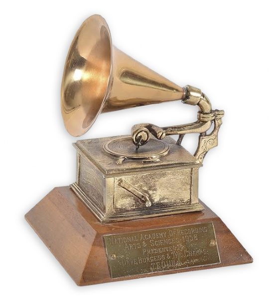 First-Ever Grammy Award From 1958 -- Won by The Champs for Best R&B Performance for the Classic Song ''Tequila'' -- Only 28 Were Awarded