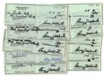 Lot of 10 Checks Signed by Conservative Icon Barry Goldwater