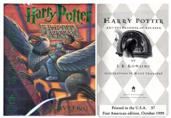 ''Harry Potter and the Prisoner of Azkaban'' -- First American Edition, First Printing