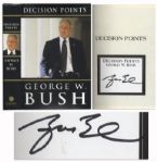 George W. Bush First Edition of Decision Points With Signed Bookplate