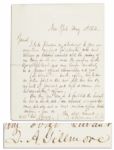 Union Army General Quincy Adams Gillmore Civil War-Dated Autograph Letter Signed