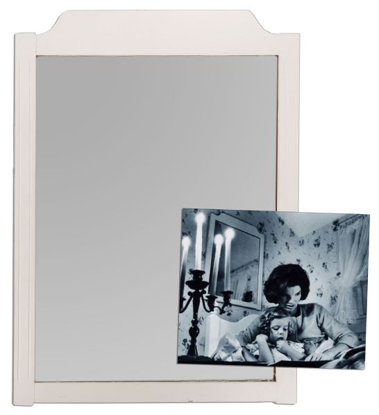 John & Jackie Kennedy Owned & Used Mirror That Hung in Their Hyannis Port Home -- 20'' x 28''
