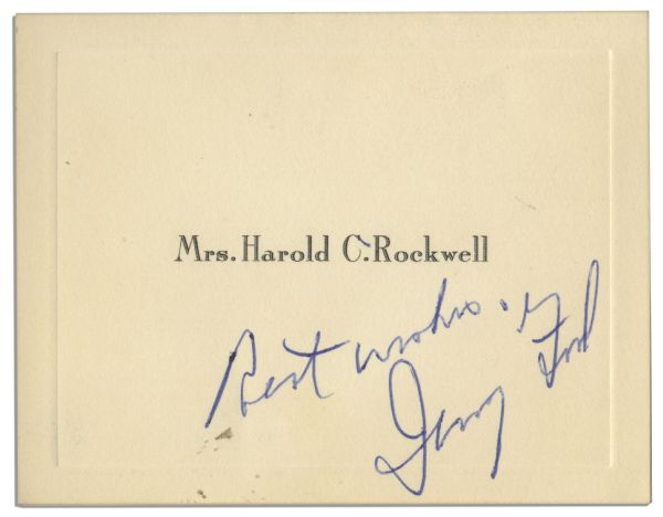 Gerald Ford Signature