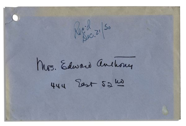 Rare Herbert Hoover Autograph Letter Signed -- ''...Herewith is a good luck token that I have had for 20 years. It works pretty well...I don't need it for very long...''