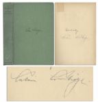 Calvin Coolidge Signed First Edition of His Autobiography -- Uninscribed