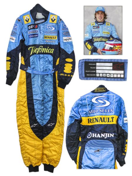 World Champion Fernando Alonso 2004 Renault Race-Suit