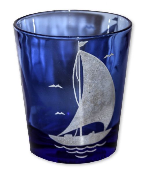 President Franklin D. Roosevelt Owned Sailboat Glass -- From the 1951 Sale of the Roosevelt Estate