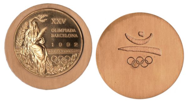 Bronze Medal From the 1992 Summer Olympics, Held in Barcelona, Spain