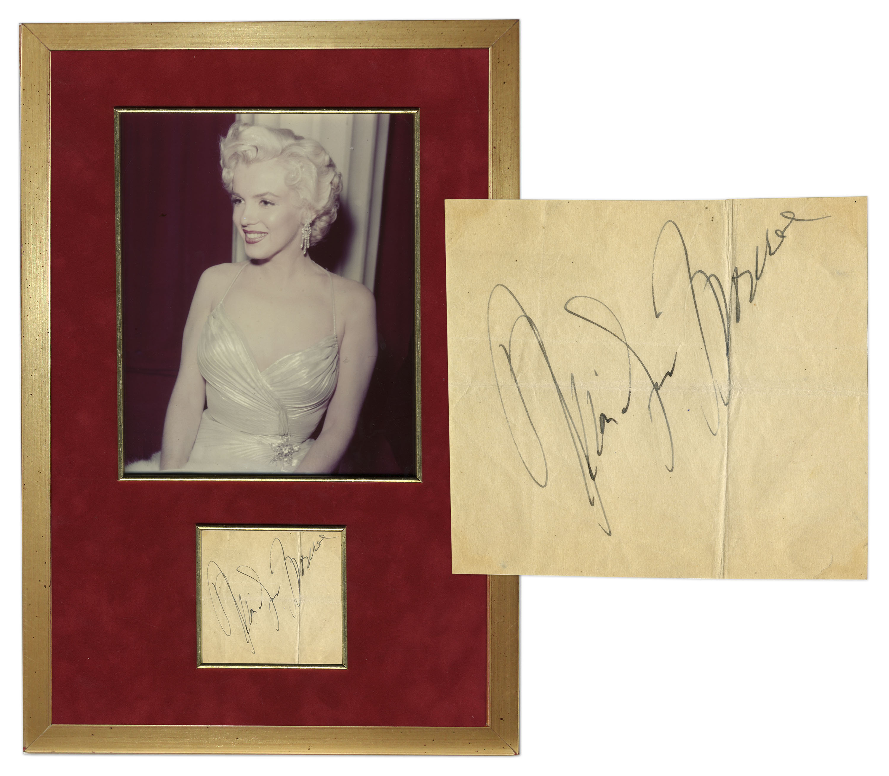 marilyn monroe autograph