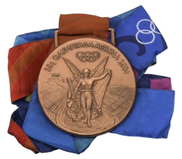 Bronze Medal From the 2004 Summer Olympics, Held in Athens, Greece