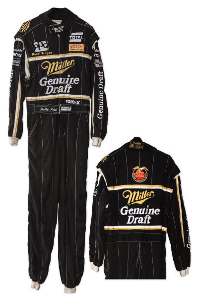 Indy 500 Champion Bobby Rahal Race-Worn Suit From 1992 -- Rahal Won the IndyCar World Series that Year