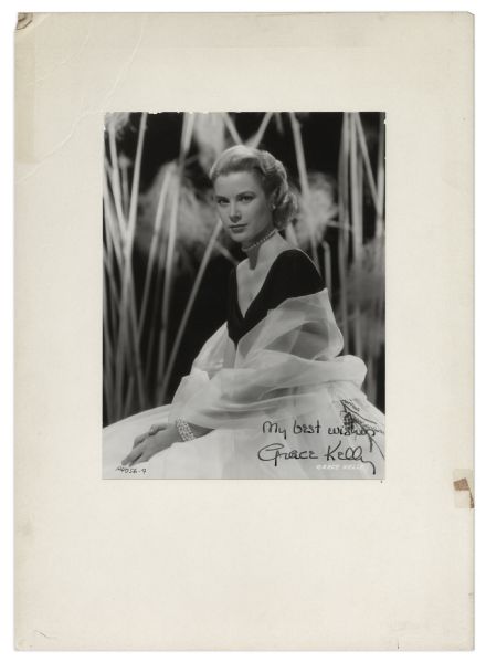 Grace Kelly Signed Photograph