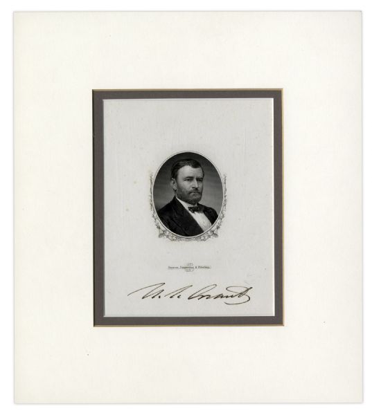 President Ulysses S. Grant Signed Print