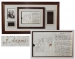 John Adams Autograph Letter Signed -- Exceptional Content During War of 1812: It is of no other use to ruminate upon the faults, Errors & blunders of Washington in the revolutionary War...