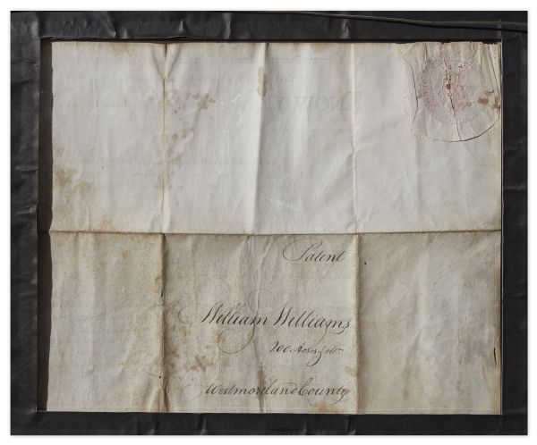 Benjamin Franklin Signed Land Grant for Revolutionary War Veteran -- From 1787 One Month Before Franklin Attended the Constitutional Convention