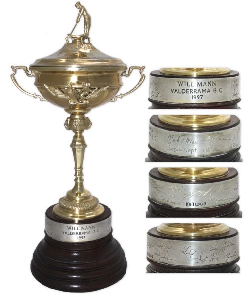 Ryder Cup Trophy From the 1997 Championship -- One of the Few Official Trophies, Owned & Obtained from by a Former PGA Tour President