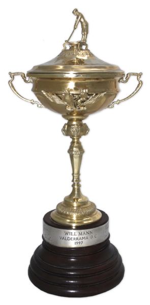 Ryder Cup Trophy From the 1997 Championship -- One of the Few Official Trophies, Owned & Obtained from by a Former PGA Tour President