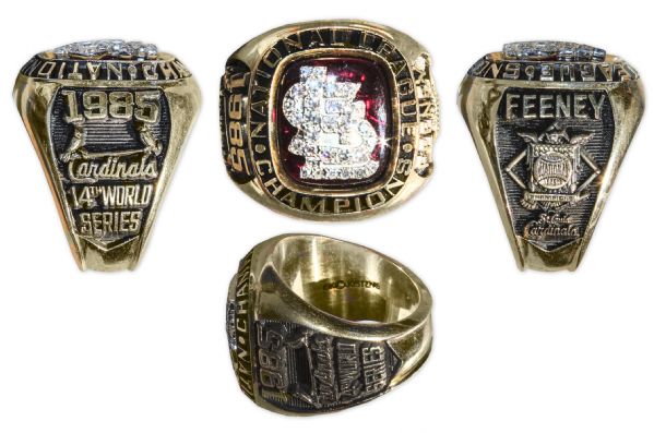 St. Louis Cardinals 1985 National League Championship Ring --  Awarded to Longtime National League President Charles Chub Feeney