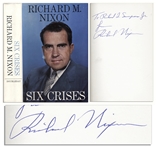 Richard Nixon Signed Copy of His Book Six Crises