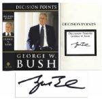 George W. Bush Limited Edition Decision Points Signed