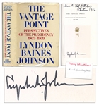 Lyndon B. Johnson Signed First Edition of His Memoir The Vantage Point