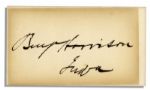 Benjamin Harrison Signature