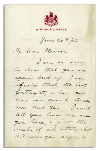King George V Autograph Letter Signed