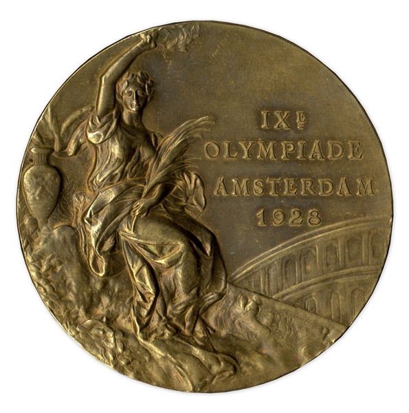 Bronze Olympic Medal From the 1928 Summer Olympics, Held in Amsterdam, Netherlands