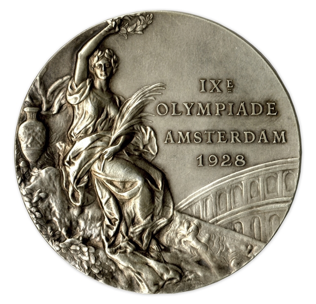 Gold Olympic Medal From the 1928 Summer Olympics, Held in Amsterdam, Netherlands