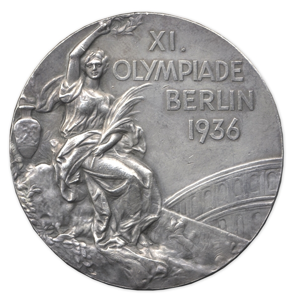 Silver Medal From the 1936 Summer Olympics, Held in Berlin, Germany -- Won by Swiss Gymnast Eugen Mack