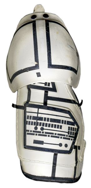 ''Tron'' Costume Worn by Bruce Boxleitner -- Shoulder Armor Worn in the 1982 Cult Classic