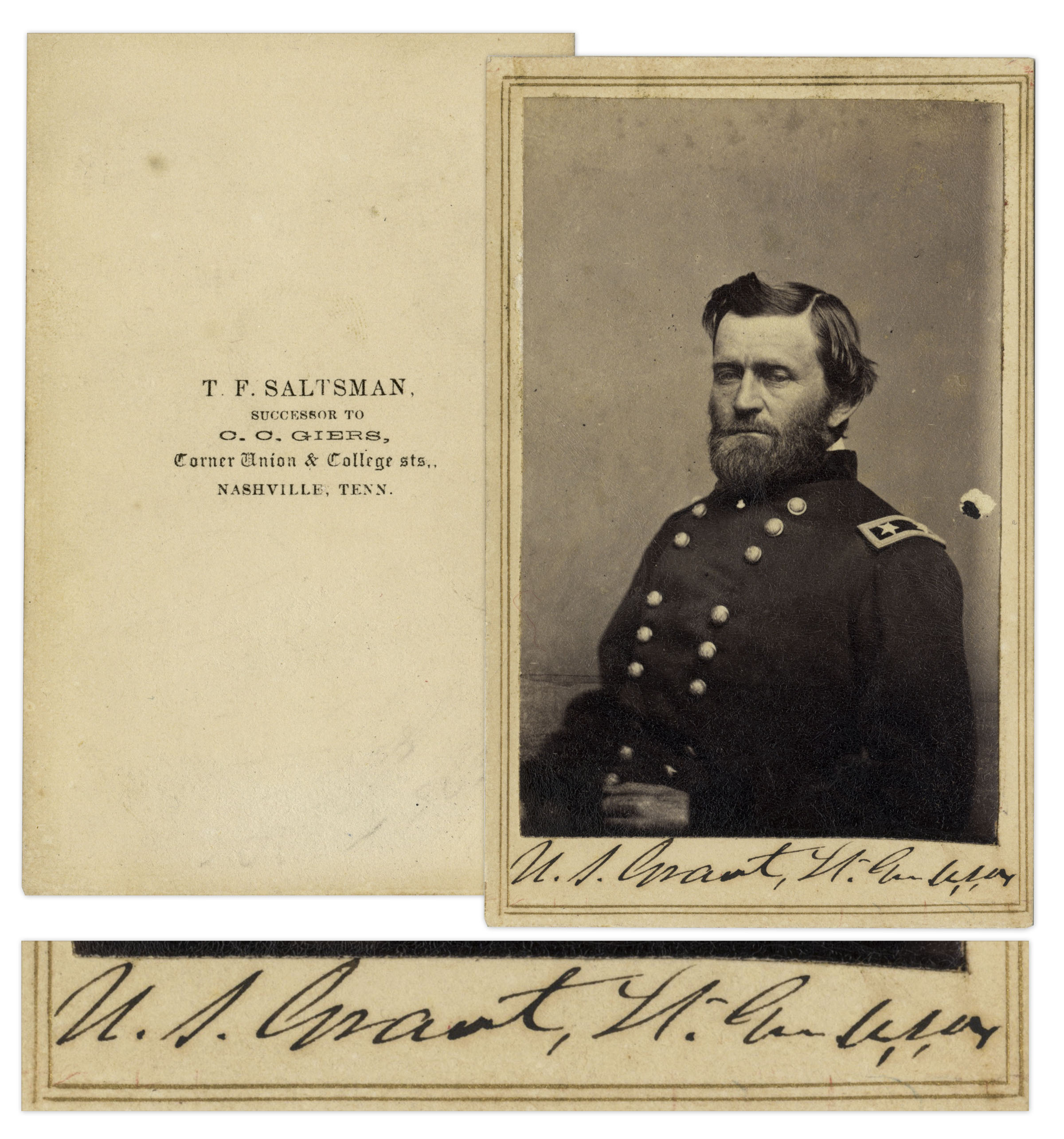 Ulysses S Grant 8x10 Signed Photo Print President Seal Civil War Union Lincoln