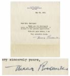 Eleanor Roosevelt Typed Letter Signed From Hyde Park -- ...Thank you for writing me about the Councils contribution...