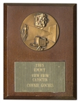 1965 Emmy Award Plaque -- For View From Catoctin, Which Documents LBJs Creation of the Job Corps