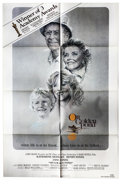 Large Academy Awards Poster for ''On Golden Pond''