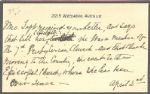 First Lady Helen Taft Autograph Letter -- Written in the Third Person