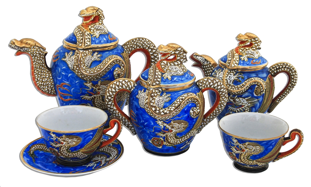 Marlene Dietrich Personally Owned Japanese Porcelain Tea Service