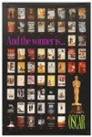 Academy Awards Poster Featuring the Best Picture Winners from 1927-1985