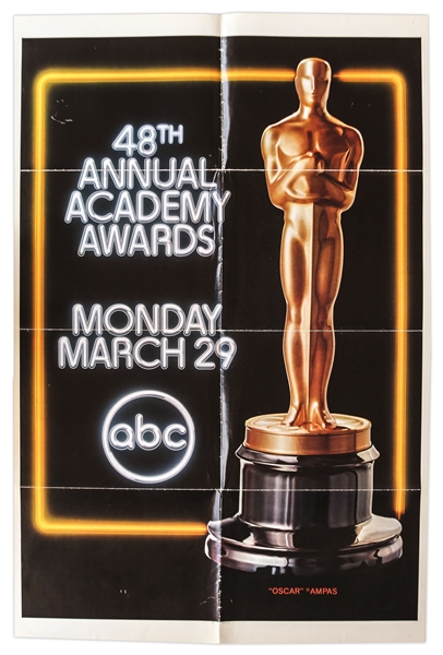 48th Academy Awards Poster From 1976