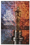 53rd Academy Awards Poster From 1981