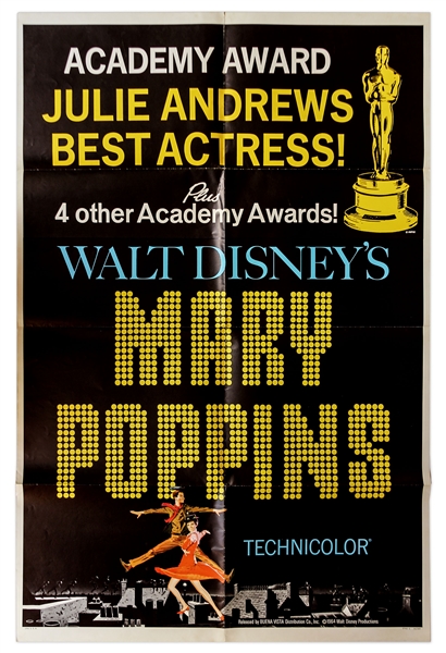 Academy Awards Poster for 1964 Film ''Mary Poppins''