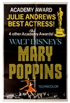 Academy Awards Poster for 1964 Film Mary Poppins