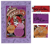 Mary Tyler Moore, Angelica Huston, Rita Moreno, Angela Lansbury, Bebe Neuwirth, Joel Grey, Ben Vereen & 30+ Stars Signed Broadway Barks Poster