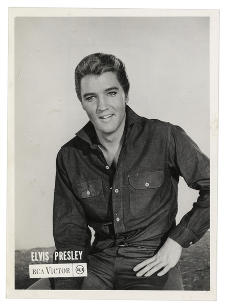 Elvis Publicity Photograph From Decca Records