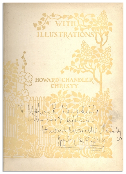Howard Chandler Christy Signed First Edition of ''The Girl I Loved'' -- Featuring His Illustrations