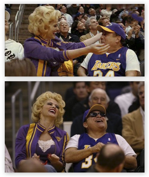 Anna Nicole Smith Screen-Worn Lakers Jacket from ''Be Cool''