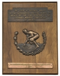 1949 Outland Trophy Presented to Michigan States Ed Bagdon as the Outstanding College Football Interior Lineman