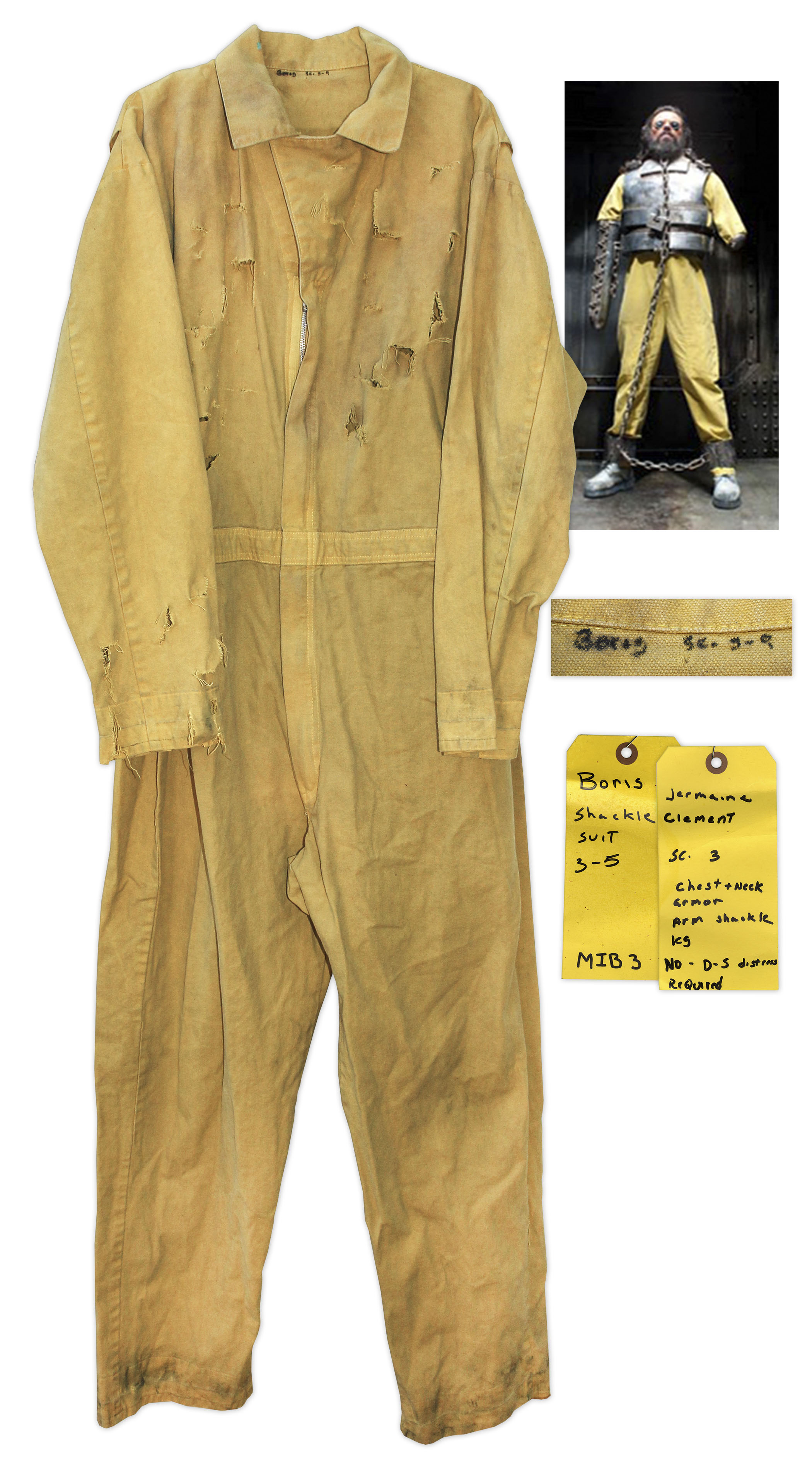 Lot Detail - ''Boris the Animal'' Jumpsuit From ''Men in Black 3'' --  Played by Comedian Jemaine Clement