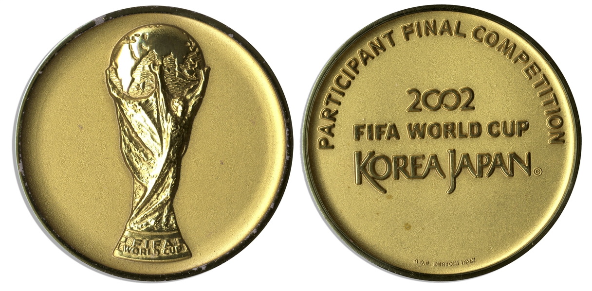 Original FIFA World Cup 2002 Participant Final Competition Medal